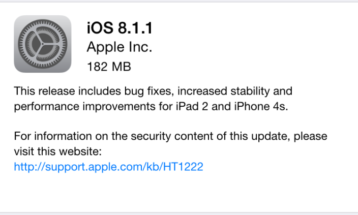 ios8.1.1