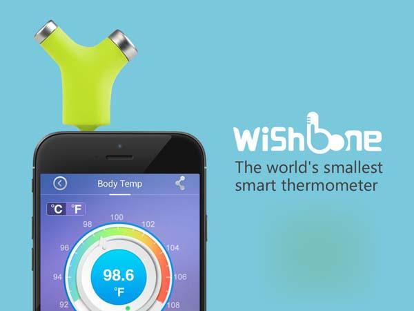 wishbone world's smallest thermometer