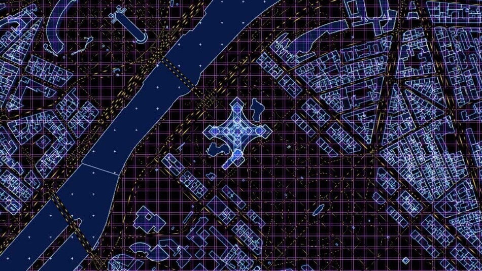 Website Transforms the Earth into Tron Map