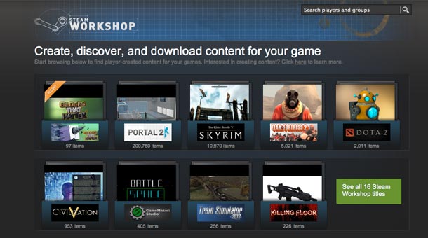 Steam's Workshop