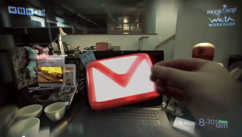 Augmented Reality Gmail app
