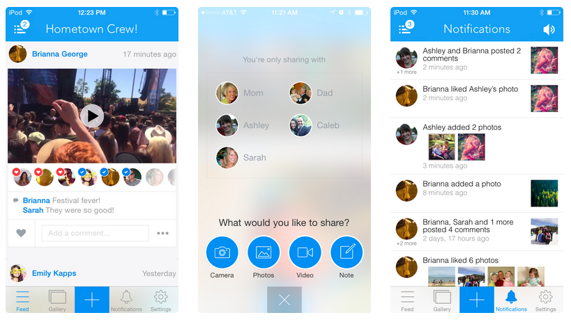 Facebook Moments Photo Sharing App
