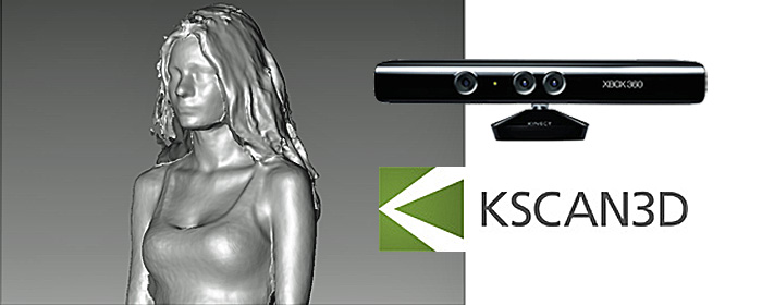 3D Printers can use 3D scanners such as Microsoft Kinect