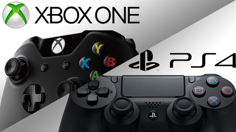 PlayStation 4 Controller versus Xbox One Controller