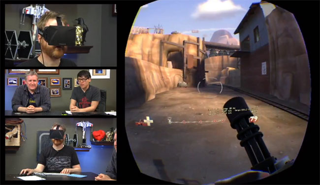 Team Fortress 2 in virtual reality