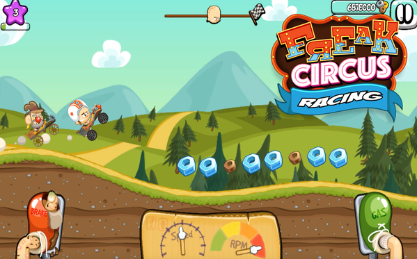Android and iOS Games - Freak Circus Racing