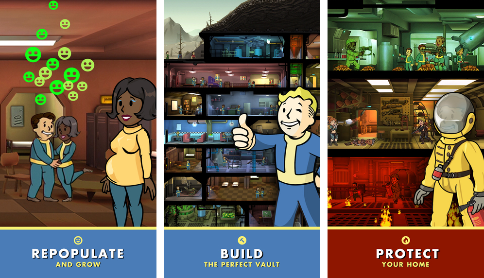 Android and iOS games - Fallout Shelter