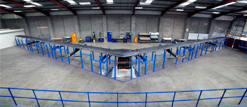 Facebook's Aquila solar powered drone