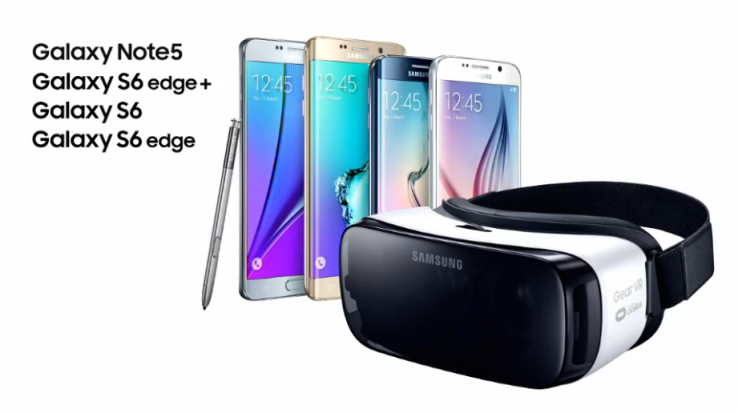 The new and improved Samsung Gear VR headset can be used with Samsung's 2015 flagship phones