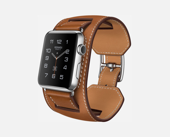 The Apple Watch Hermes Collection showcases the bulkiest model, called The Cuff.