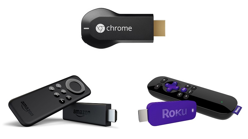 Roku Streaming Stick vs Amazon Fire TV and Chromecast