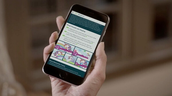 The IBM Watson Trend app is available only for iOS