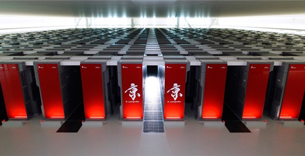 The current Japanese Supercomputer K, about to be replaced by the new Japanese supercomputer.