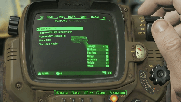 Fallout 4 Tips and Tricks New Inventory