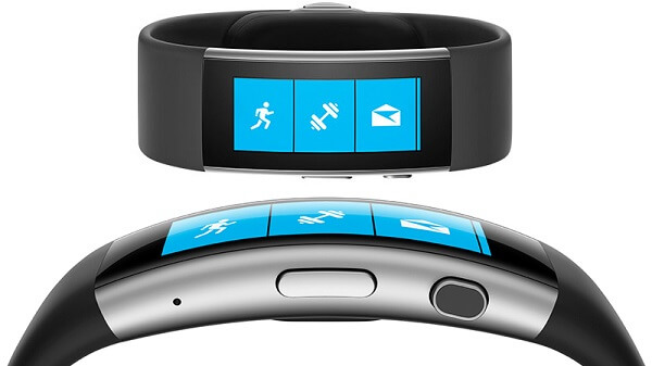 Microsoft Band 2 Bottom and Front
