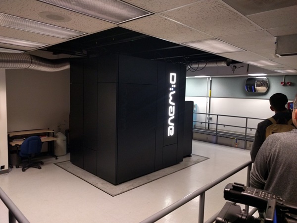 A D-Wave 2X Quantum Computer is installed at the NASA Ames Research Center 