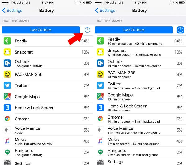 iOS 9 Tips and Tricks - Improved Battery Usage Information