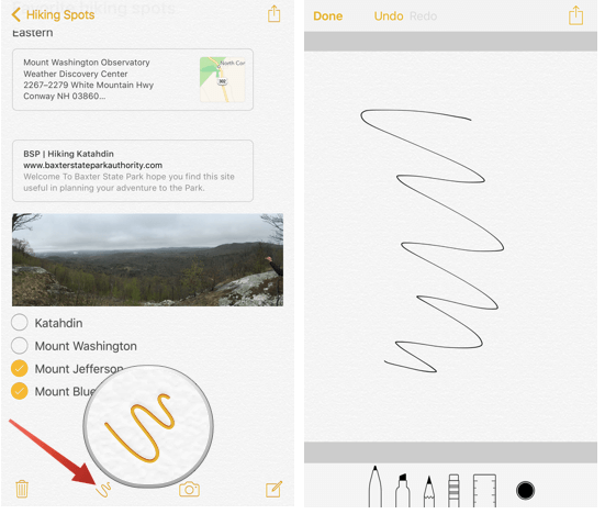 iOS 9 Tips and Tricks - Doodling in Notes