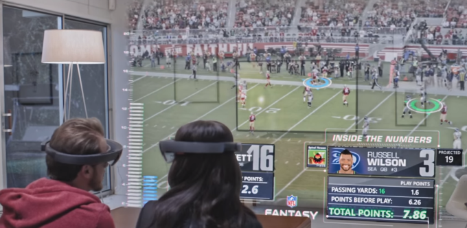 Microsoft HoloLens Hopes to Revolutionize Watching NFL