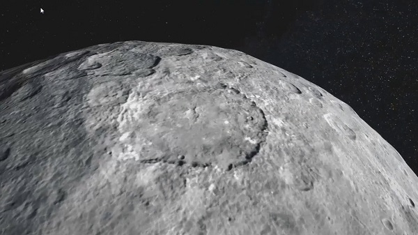 NASA Imagines a Flight Over Ceres in a Computer Rendered Video