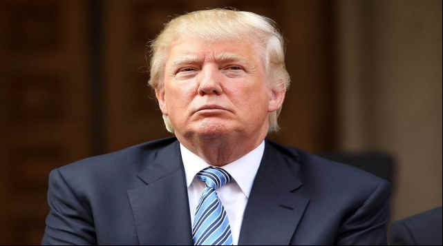 Pensive Donald Trump