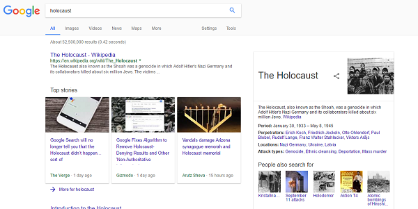 Holocaust search