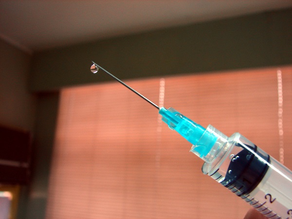 syringe with drug for all