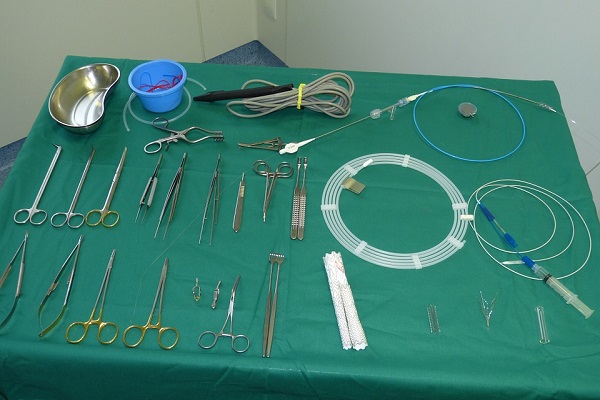 surgical instruments including cancer pen scissors and wires