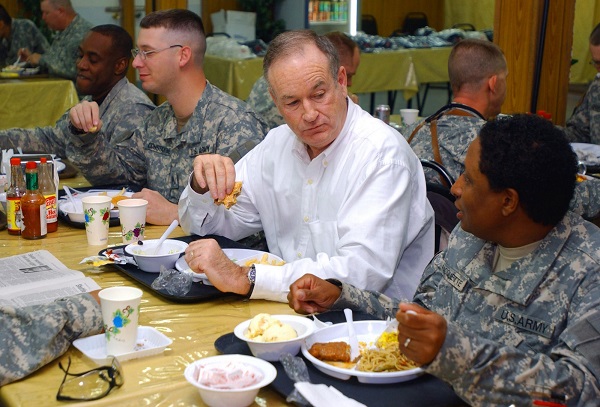 former fox new television host bill o'reilly eating